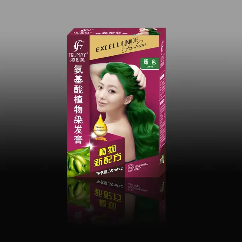 Plant Amino Acids 30ml 2 Permanent Blue Hair Color Dye Cream
