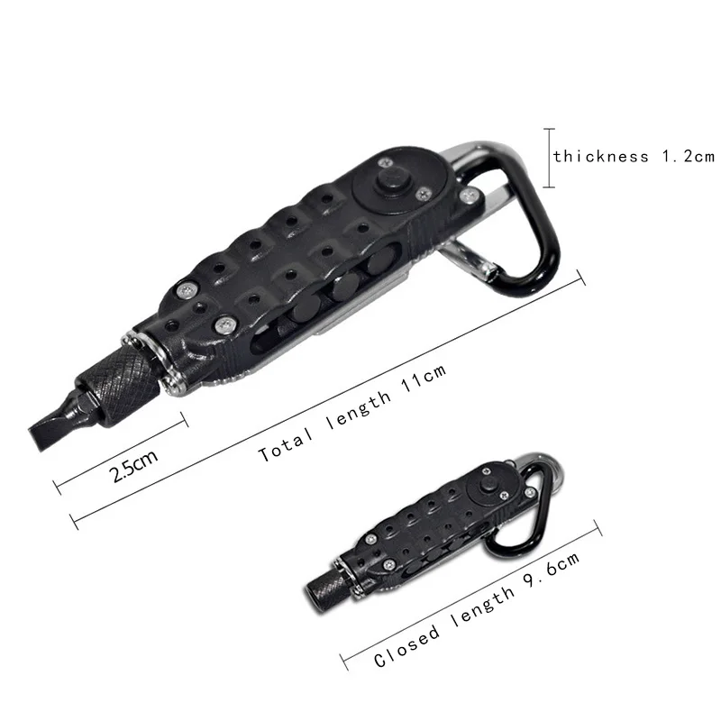 1 шт. многофункциональная отвертка для повседневного использования, кемпинг оборудование для выживания туристическое портативное мини комбинированное устройство для открывания бутылок G