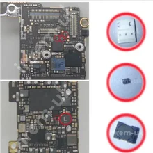 50 компл./лот для iPhone 5 5G Подсветка диода D1 задняя катушка L" L" FL24 FL25 FL26 подсветка предохранительный фильтр