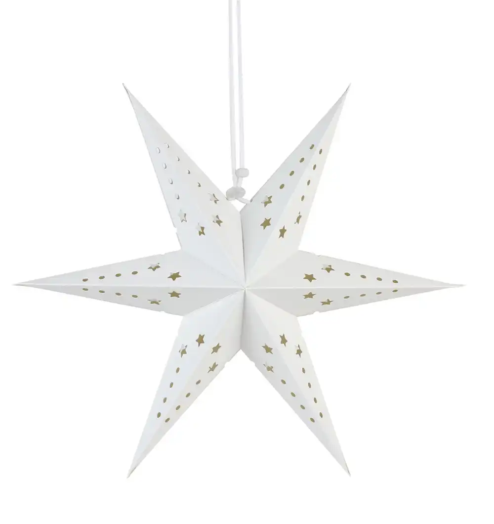 Detail Feedback Questions About Christmas Ornaments Decorations 1pc Christmas Ornaments Decorations 1pc Hanging Paper Star Lantern Silver White For Merry Home New