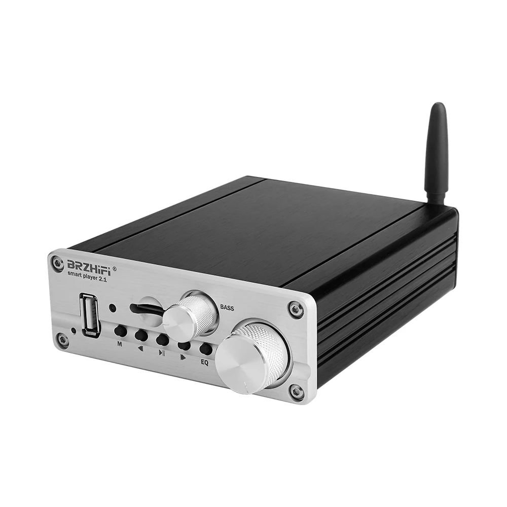 

BRZHIFI TPA3116 HIFI Digital High Power Subwoofer Amplifier 50W*2+100W Bluetooth 5.0 Audio USB External Sound Card USB AUX