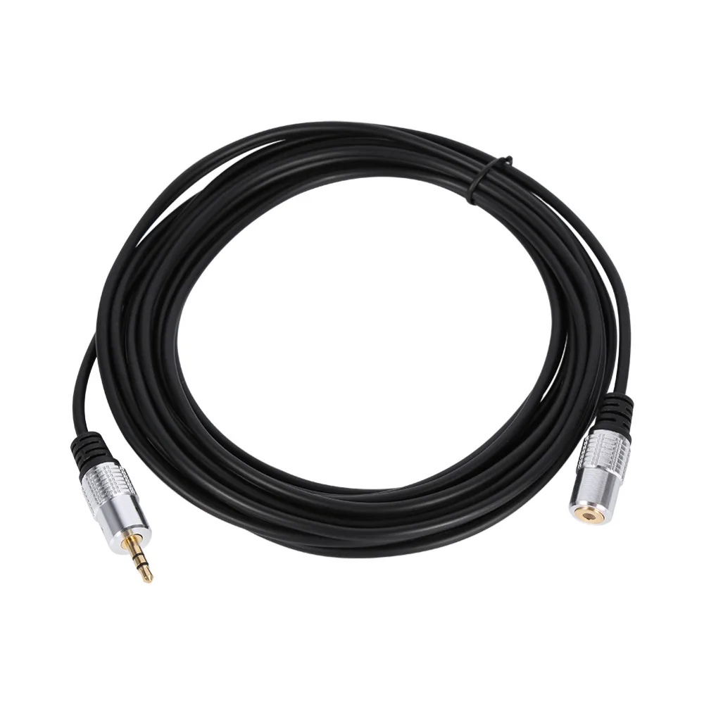 5M 3.5mm Audio Extension Cable Premium 3.5mm Male To Female Plug