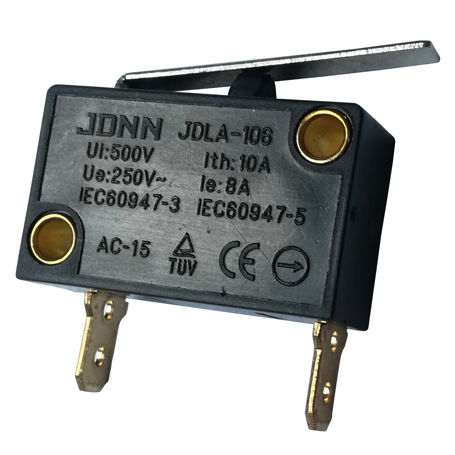 Jdnn 250 v 8a Reta Longa Alavanca Dobrar Braço Longo Elétrica Micro Interruptores Microswitch para Equipamentos Mecânicos Pcs Jdla106