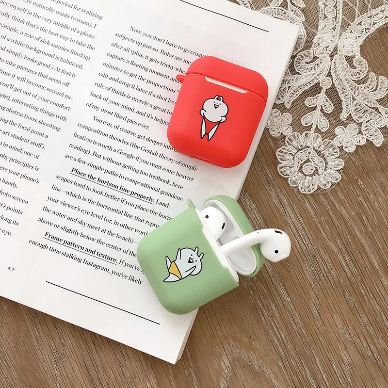 Bluetooth чехол для гарнитуры для apple airpods чехол арахис Charlie dog беспроводные наушники милые маленькие Шиба ину чехол для airpods