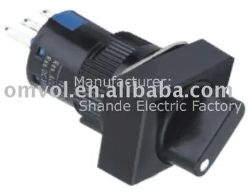

rectangular selector switch,free shipping A6-16AJ-11Y2