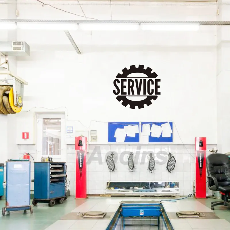 Auto Service Center Vinyl Decal car Decor