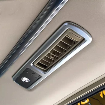 

For Toyota Alphard Vellfire 2015 2016 2017 ABS Matte Front Console Air Conditioning Rear Outlet Cover AC Vent Trims 4Pcs/set