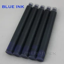 25 шт./лот перьевая ручка Jinhao портативный чернильный картридж заправки синие чернила новая акция