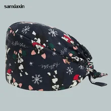 Adjustable Medical surgical caps Dental clinic pharmacy work hats Hospital nursing scrubs doctor surgery cap&mask men and women