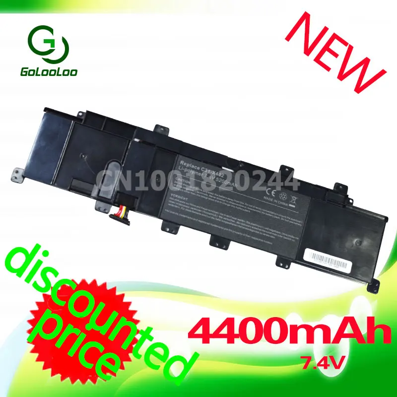 

Golooloo 4400mAh Laptop Battery C31-X402 for Asus VivoBook S400 S400C S400CA S400E