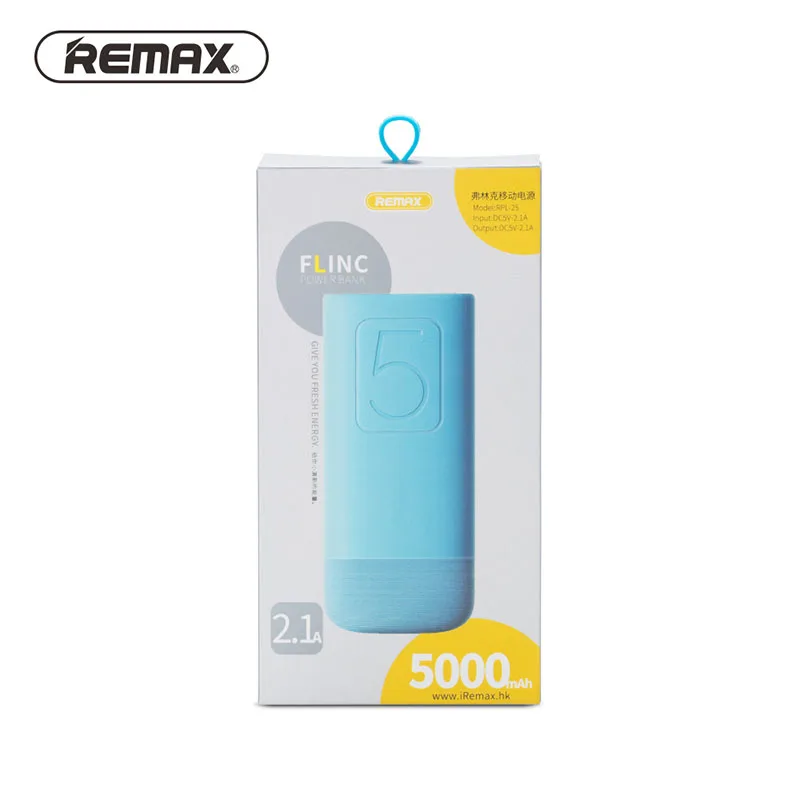 Remax Power-Bank 18650 Battery 5000 MAh Portable External Charger 5V/2.1A Small Power Bank 5000mah For Laptop Phone And Tablet Remax Power-Bank 18650 Battery 5000 MAh Portable External Charger 5V/2.1A Small Power Bank 5000mah For Laptop Phone And Tablet