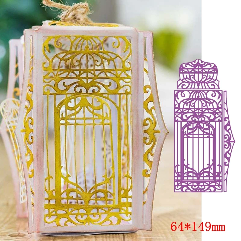 

Lace Cage Gift Box Frame Metal Cutting Dies Stencils For DIY Scrapbooking Decoration Embossing Supplier Paper Card Craft Die Cut