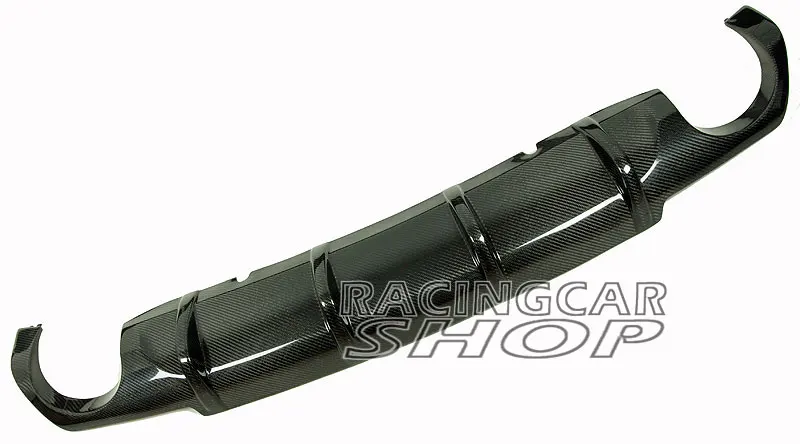 Углеродное волокно задний бампер для губ Диффузор подходит VW Scirocco R 2009 2014 V031|scirocco