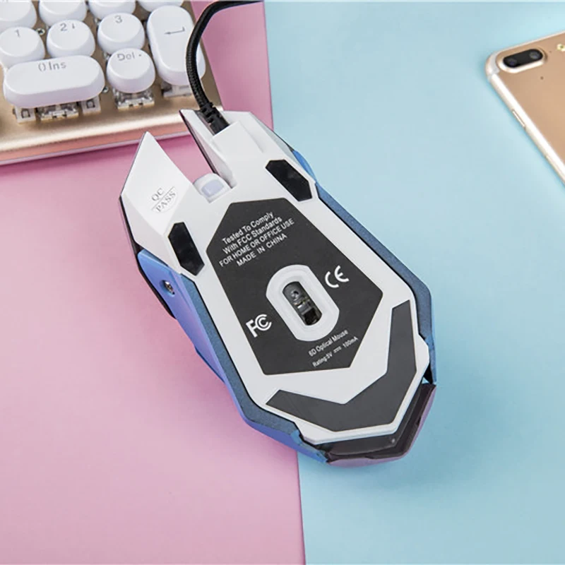 Cosplay D. va для OW USB Проводная мышь 6 кнопок оптическая игровая геймерская вспышка ПК