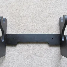 S0617 простой черный горизонтальный стеллаж дисплей настенный держатель для самурайский меч катана 2 уровня 1" X 8"