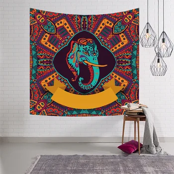 

2018 Fashion Yoga Background Exercise Room Decoration Bar India Idol Digital Printing Tapestry Wall Hanging Decoration