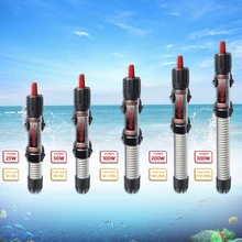 25W/50W/100W /200W/300W Aquarium Submersible Fish Tank Automatic Water Heater EU Plug Constant Temperature Heating Rod EU Plug