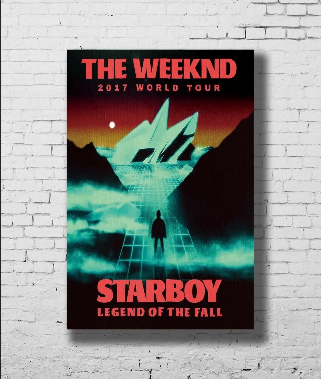 Q1159 плакаты и принты The Weeknd 2017 World Tour Starboy Music Custom New 36 27x40 художественный постер