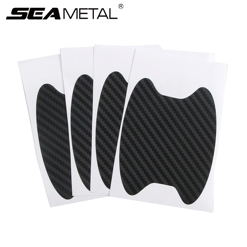 

Car Door Bowl Stickers Carbon Fiber Film Body Sticker on Car Decoration Door Handle Stickers Decals Auto Accessories Protector