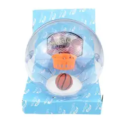 Мини ручной метания баскетбольная игрушка с светодиодный свет кричащая музыка снятие стресса декомпрессионная игрушка