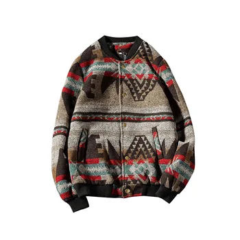 

Hip Hop Jackets Men Autumn Spring Fashion Classic Personality Flower Streetwear Men Clothes 2018
