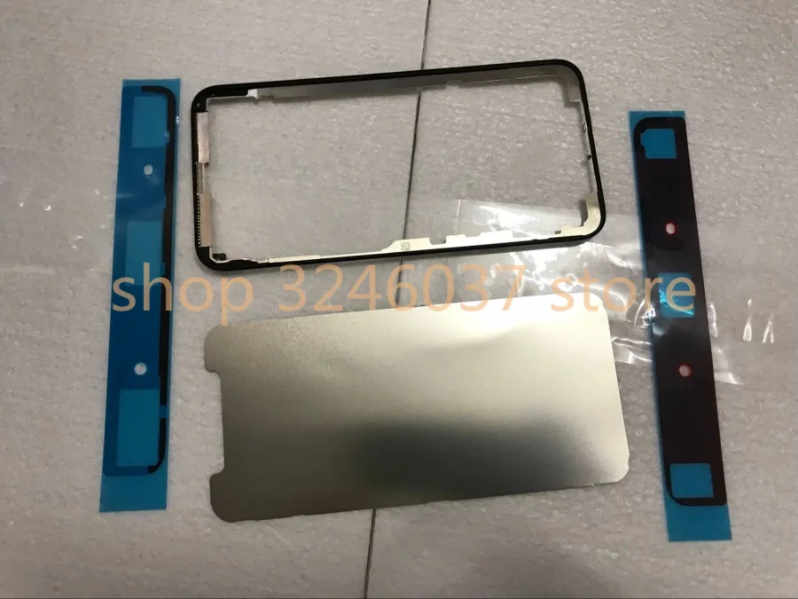 

1pcs Top quality Original Front Bezel for iPhone X IX I10 IPX LCD Middle Frame+Sticker+Iron sheets