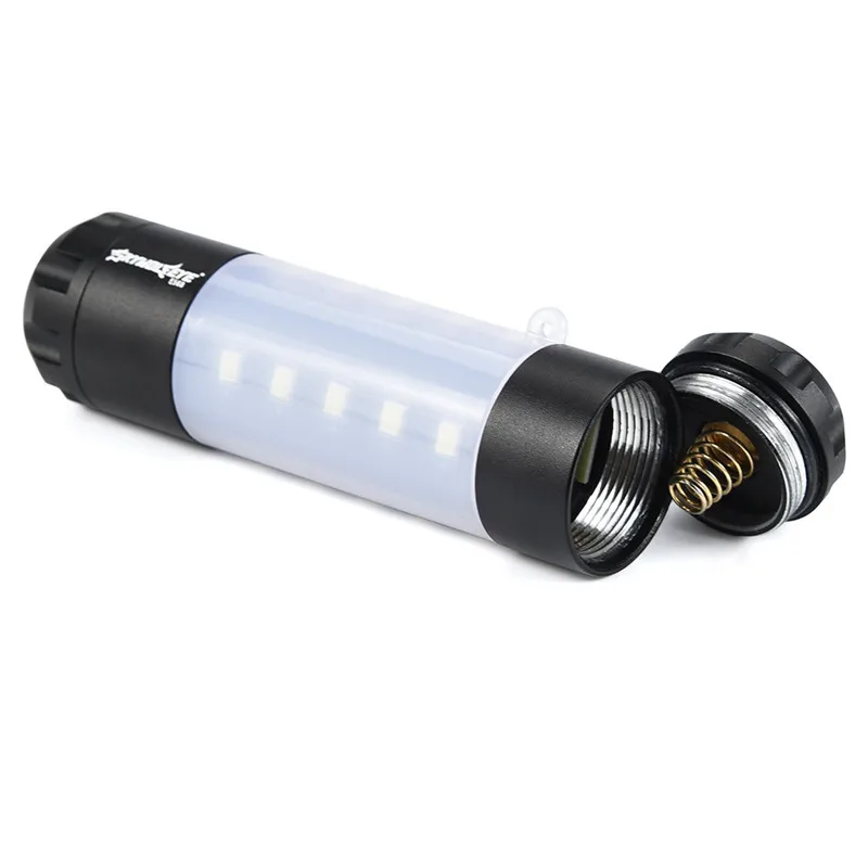 2018 мини фонарик XPE Q5 + COB светодиодный фонарь фонарики AA/14500 6 режимов|Фонарики и