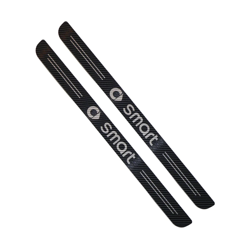  2pieces Stainless steel door pedal trim For Smart Fortwo 453 451 decorative protection car stickers - 33003211386