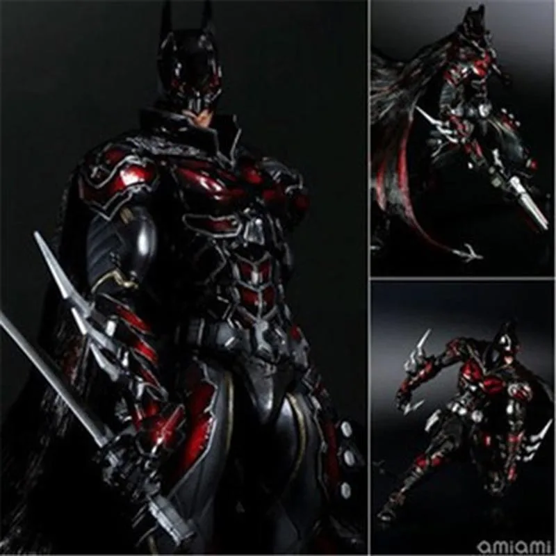 DC Comic Бэтмен красный Ограниченная серия фигурка Темный рыцарь поднимается 25 см игрушка модель