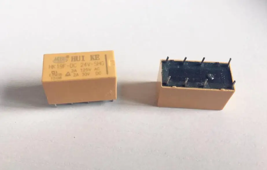 DC 3V 5V 9V 12V 24V PCB Relay 8 Pin 2A Yellow Power Relay 2 Form C HK19F Relay DC 3V 5V 9V 12V 24V PCB Relay 8 Pin 2A Yellow Power Relay 2 Form C HK19F Relay