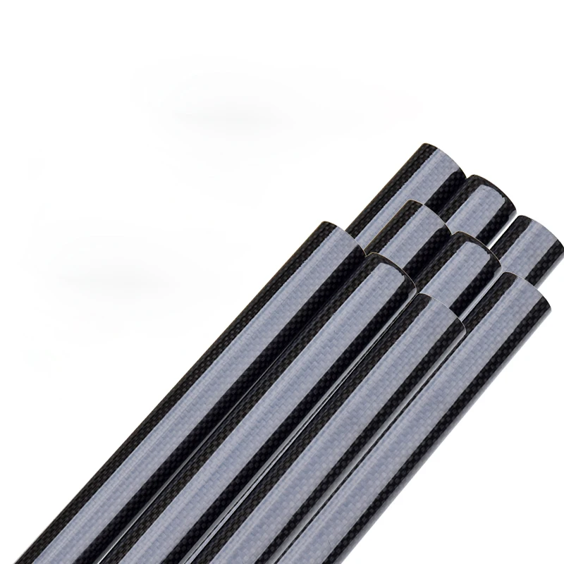 

Chieacho 3K Carbon Fiber Pipe 12*10*500mm 12mm Rod for RC Airplane Quadcopter accessory Taffeta Glossy