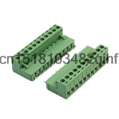 AC 300V 10A 5 08mm Интервал 11-контактный PCB винтовой клеммный блок разъем зеленый 2 шт |