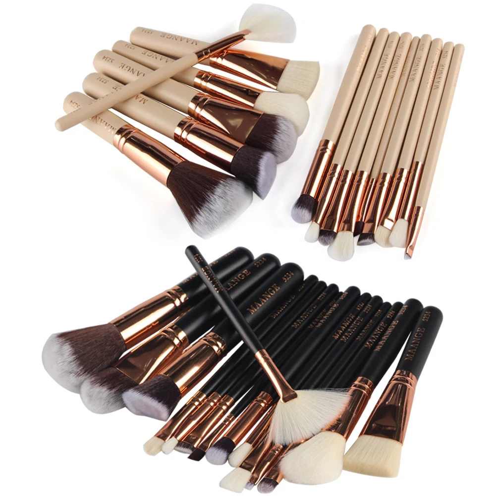 15 Pcs Makeup Brushes Tools Make up Kits Brush Set Eyebrow Eye Shadow