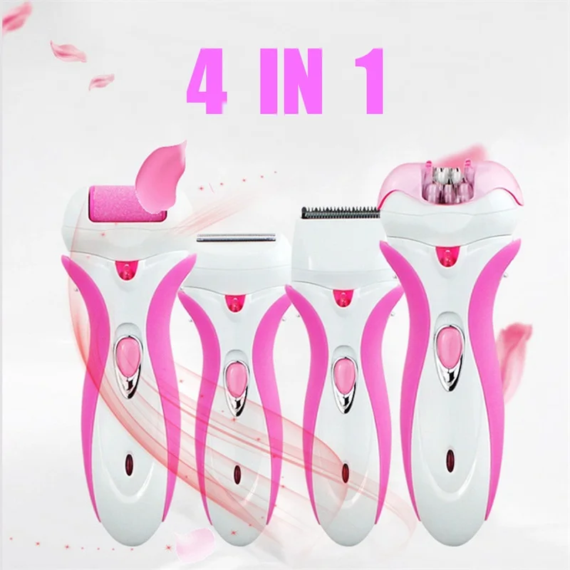 4 In 1 Rechargeable Epilator Body Hair Removal Depilator