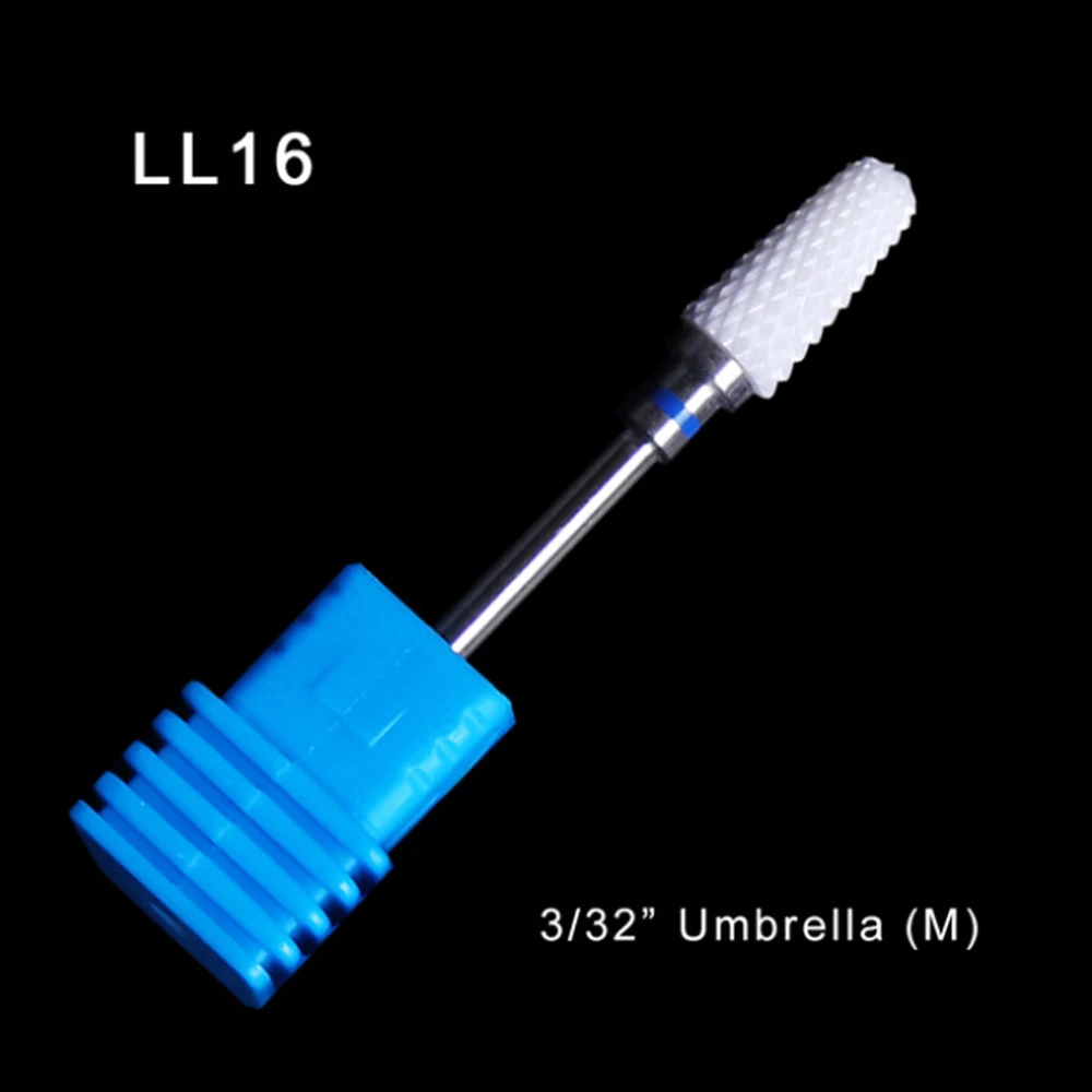 1 шт. керамический сверло для ногтей фреза педикюрные инструменты Электрический чистый Маникюр машина аксессуары для дизайна ногтей инструменты JILL01-28 - Цвет: LL16