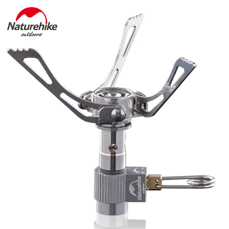 

Naturehike Mini One piece Outdoor Burners Small Light Portable Alloy Folding Multi-function Picnic Camping Stove NH17L035-T