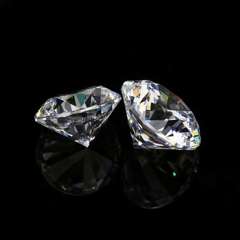 

3.25-7mm 5A quality Round Brilliant Cut 8 hearts and 8arrows White color star cut Cubic Zirconia Loose CZ Stone