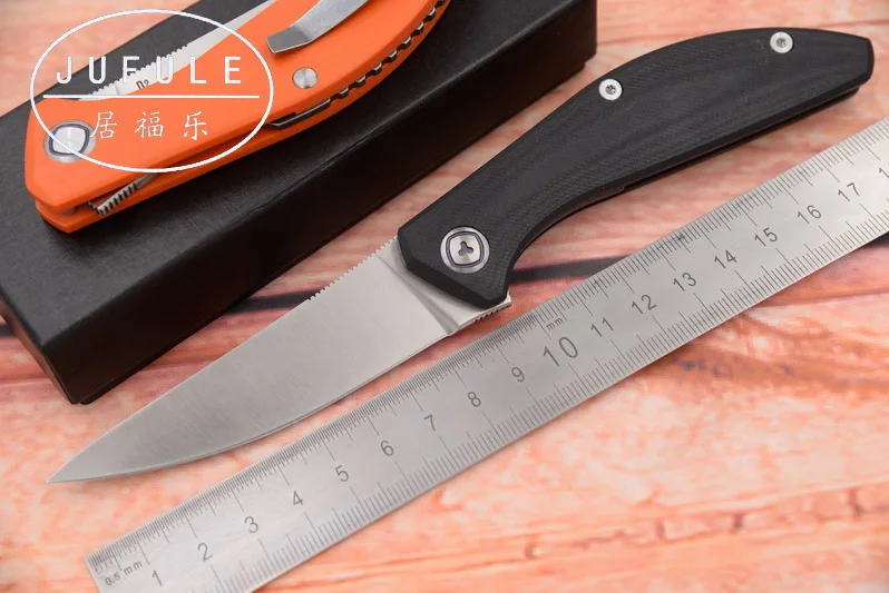 JUFULE пользовательский Sigma шариковый подшипник складной Флиппер D2 лезвие G10