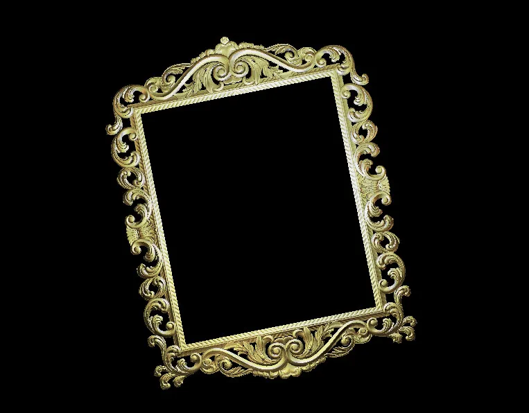 

Frame 3D model in STL format cnc carving engraving router relief Artcam Aspire F72