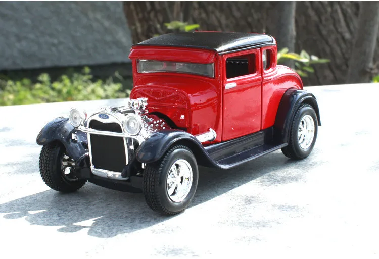Классический 1:24 1929 Ford металлический сплав модель автомобиля, Премиум Коллекция и подарок капот классическая модель автомобиля украшения