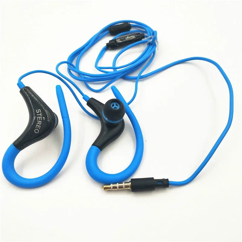 Беспроводные наушники с Ушными крючками V4.1, Bluetooth наушники, стерео Бас-гарнитура, спортивные музыкальные наушники fone de ouvido для Xiaomi Iphone 6/6 S/7 - Цвет: No Bluetooth