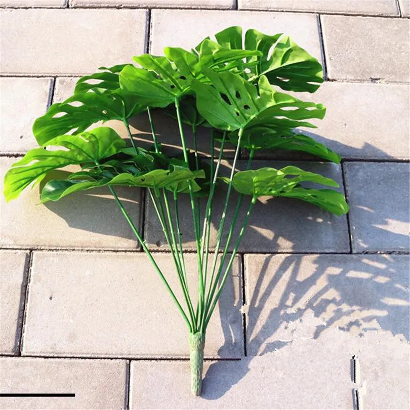 Искусственная зеленая пучок листьев для цветочной композиции украшение