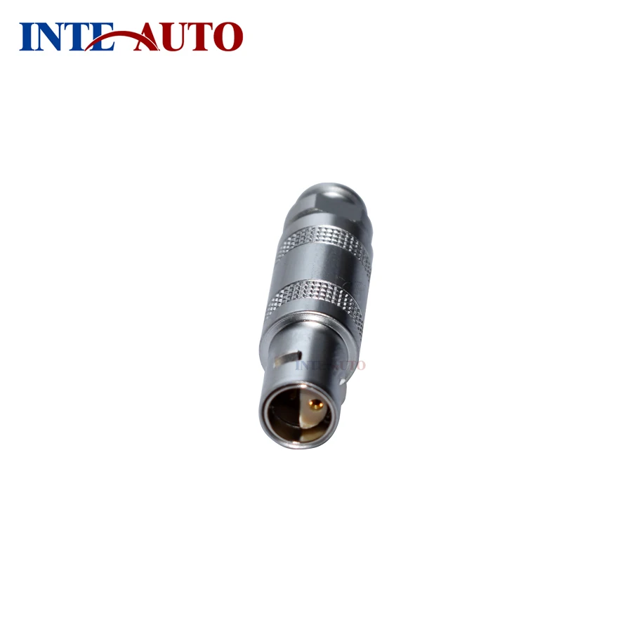

3 Pins M9 Size Circular Push-pull self-locking Precision Electronic connector,half-moon stepped male plug,FFA.0S.303