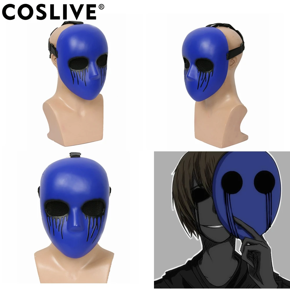Coslive Eyeless Jack Dark Purple Cosplay Mask High Quality Resin Mask Holiday Halloween Festival