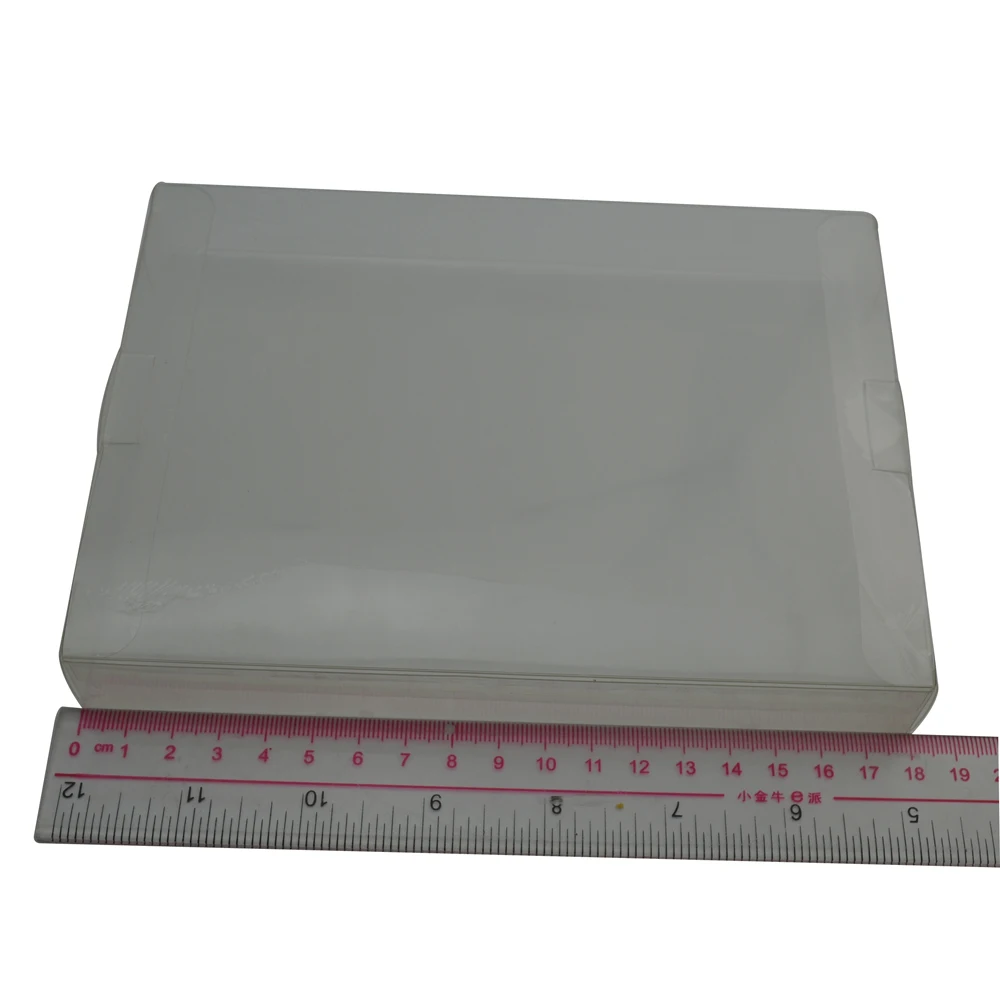 

10pcs a lot Clear transparent for 8-bit For NES Game Box CIB games plastic PET Protector Case for Nintendo game boxes