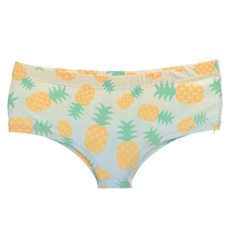 DoreenBow New Fashion Women Briefs Panties Pineapple Polyester 3D