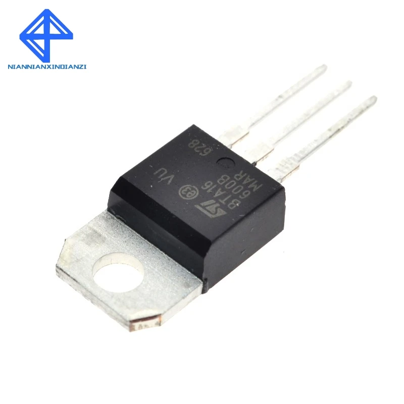 100PCS BTA16 600B Triacs 16 Amp 600 Volt TO 220 новые оригинальные стандартные TRIACS|Интегральные