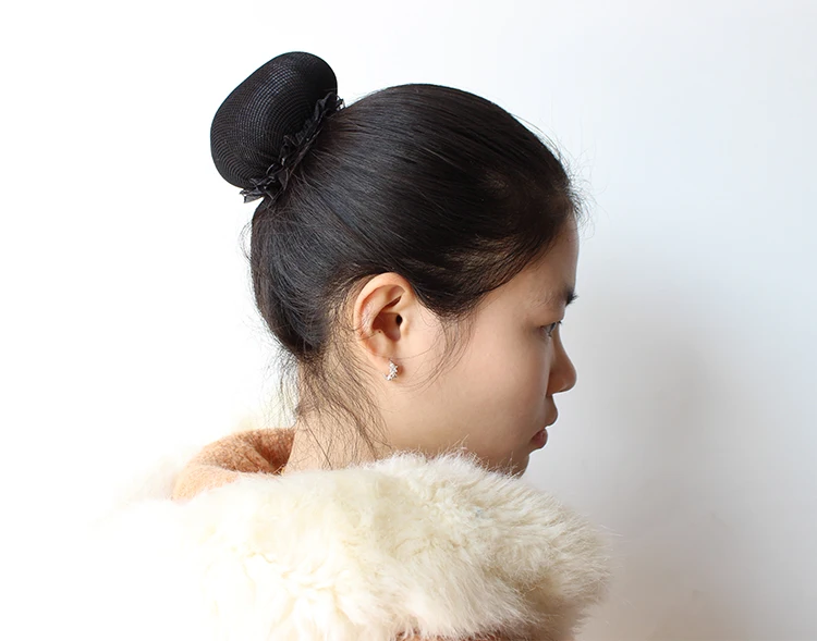 New Black Grosgrain Ribbon Hair Clip Baby Girl Lady Woman Headdress