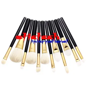 

by ems or dhl 20sets Professional White Goat Hair 12pcs Makeup Brushes Set Brand New Foundation Cosmetics Make Up Brush
