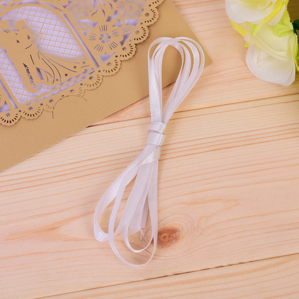  20 pieces Fashion invitation cards seals ribbonsilk/hemp rope/Bow tieparty invitation cards accesso - 32878536428
